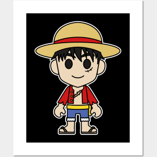 Monkey D Luffy Posters and Art